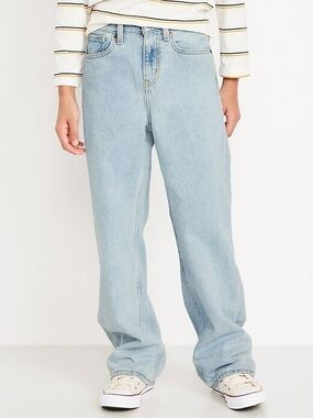 Old Navy • Boys Light Wash Original Baggy Non-Stretch Jeans Size 10